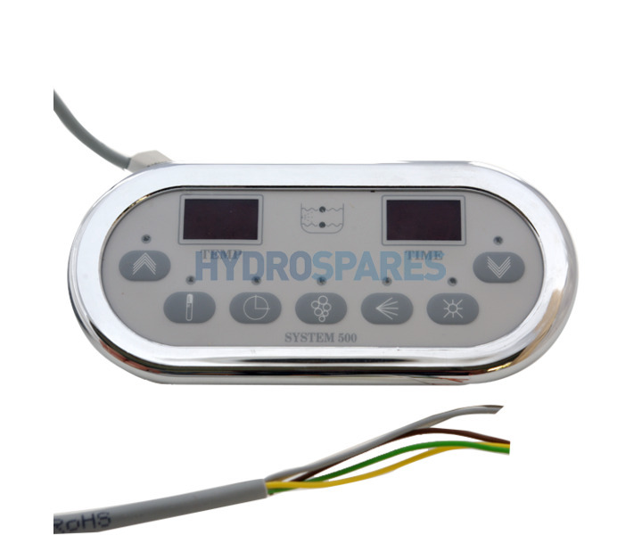 HydroAir System 500 Digital Touch Pad Chrome Hydrospares