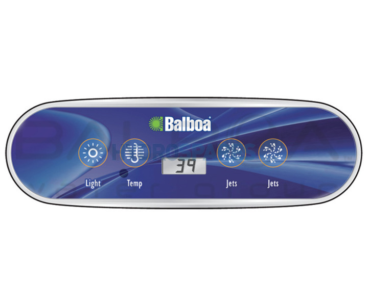 Balboa Topside Control Panel VL400 50176 4 Button 2 Pump