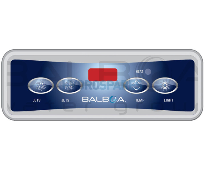 Balboa Topside Control Panel VL403 54104 4 Button 2 Pump