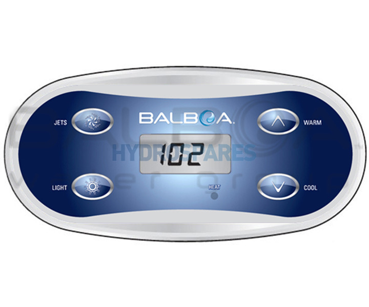Balboa Topside Control Panel VL406U 55350 4 Button 1 Pump