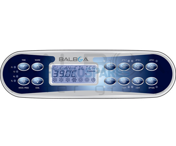 Balboa Topside Control Panel ML900 54589 12 Button 4 Pump
